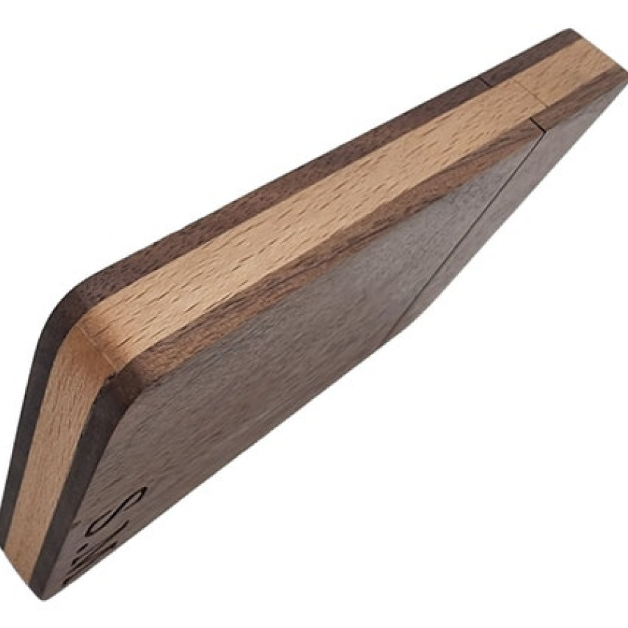 Laser Engraved / Custom made hardwood business card holder - Laser engraved with a text and font of your choice! - The perfect gift ! 9