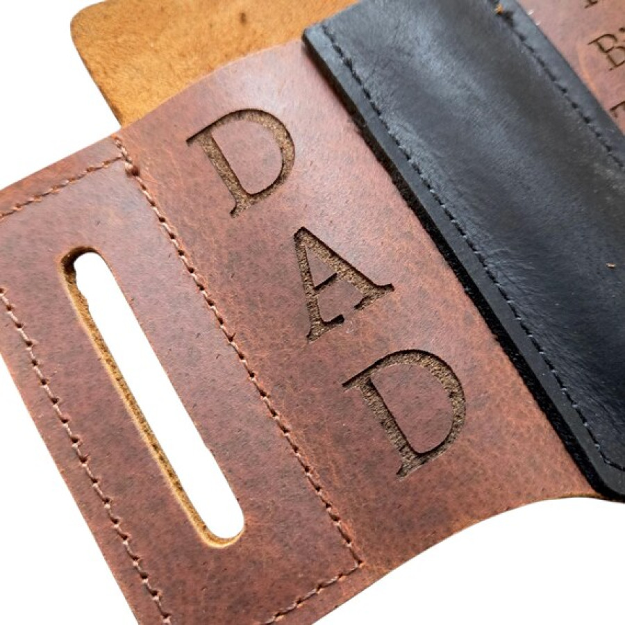 Genuine Leather Multi-tool Pouch | To fit Leatherman and flashlight 6