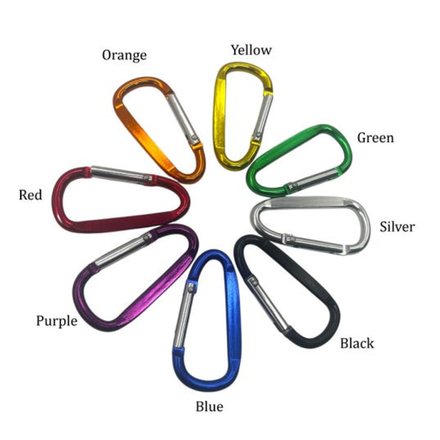 Engraved Carabiner Clips | Personalized Key Rings | Custom Keychain | Outdoor Gift 1