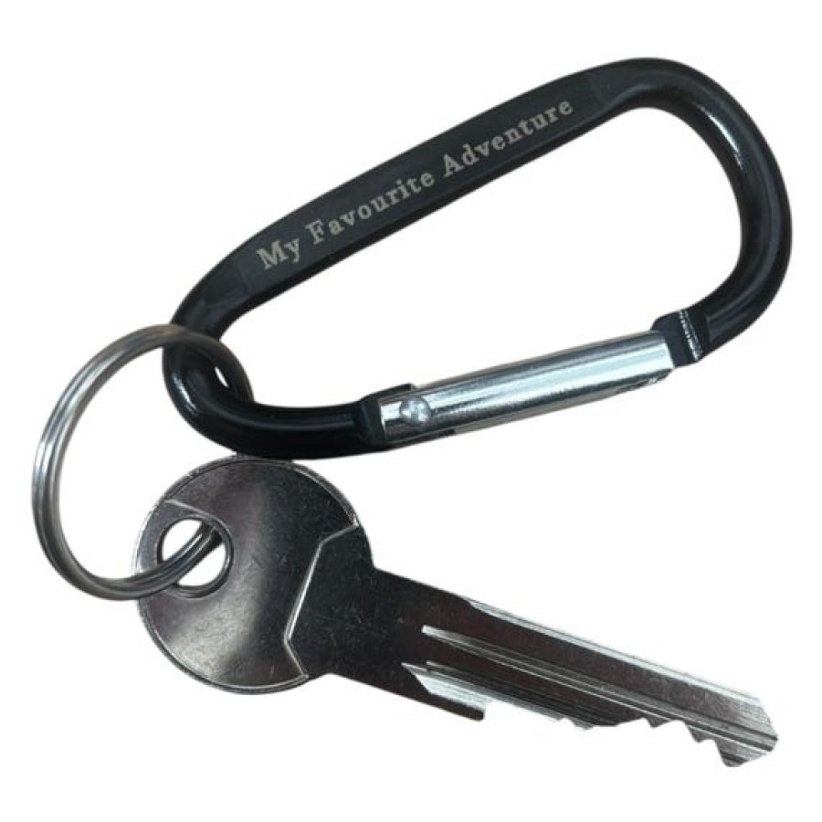 Engraved Carabiner Clips | Personalized Key Rings | Custom Keychain | Outdoor Gift 2