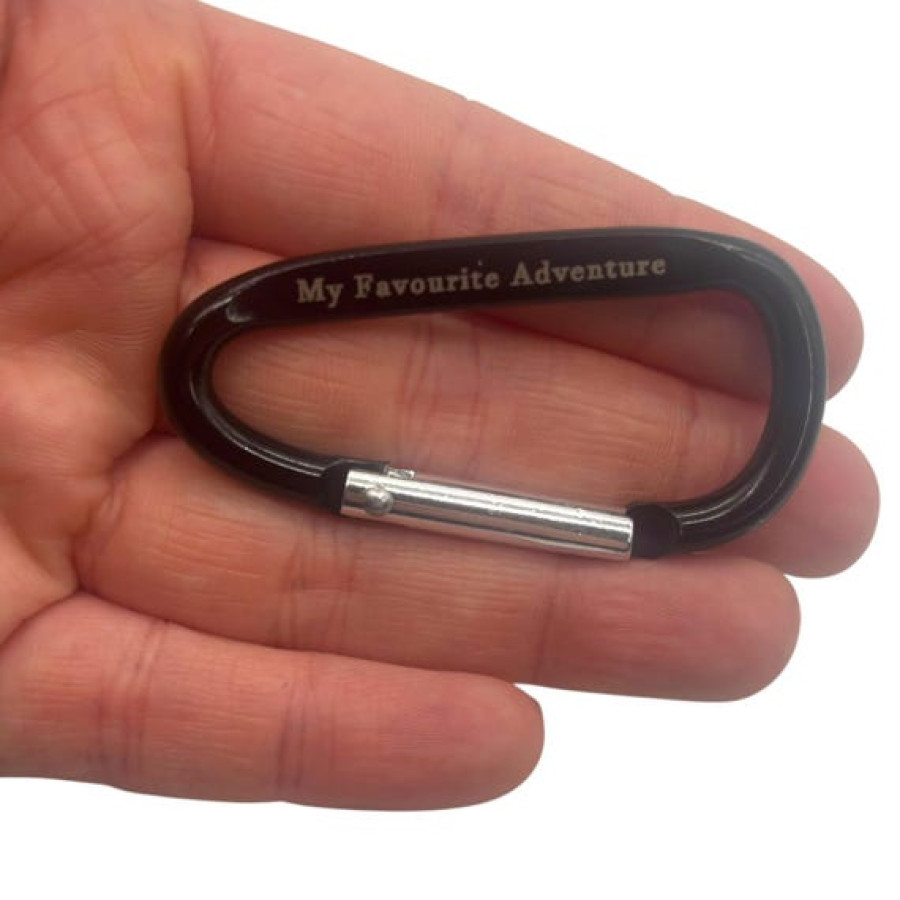 Engraved Carabiner Clips | Personalized Key Rings | Custom Keychain | Outdoor Gift 6