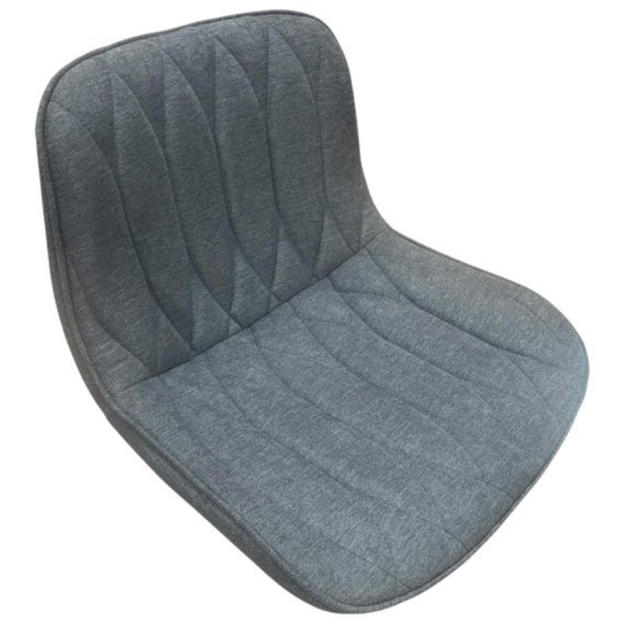 Replacement bar stool seat for gas lift stool base (SOLD INDIVIDUALLY) - In Charcoal linen-look 0