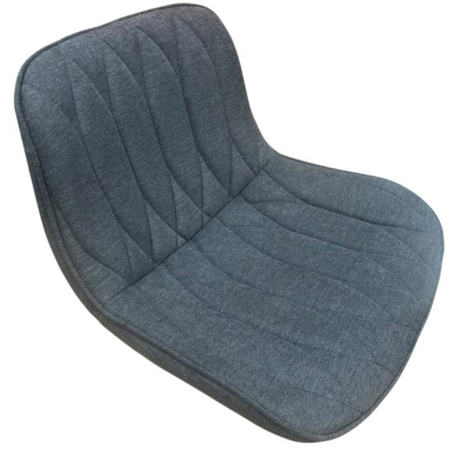 Replacement bar stool seat for gas lift stool base (SOLD INDIVIDUALLY) - In Charcoal linen-look 2
