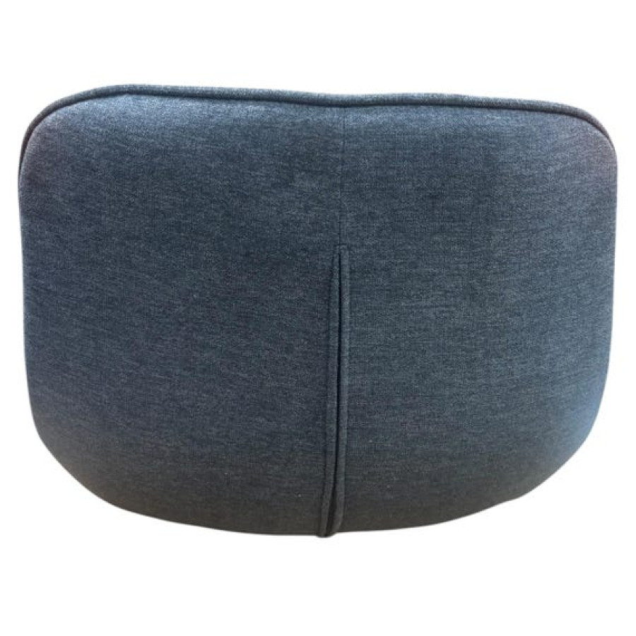 Replacement bar stool seat for gas lift stool base (SOLD INDIVIDUALLY) - In Charcoal linen-look 3