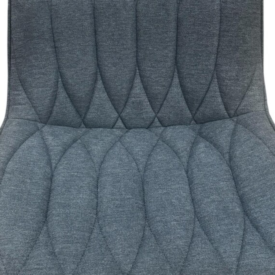Replacement bar stool seat for gas lift stool base (SOLD INDIVIDUALLY) - In Charcoal linen-look 5