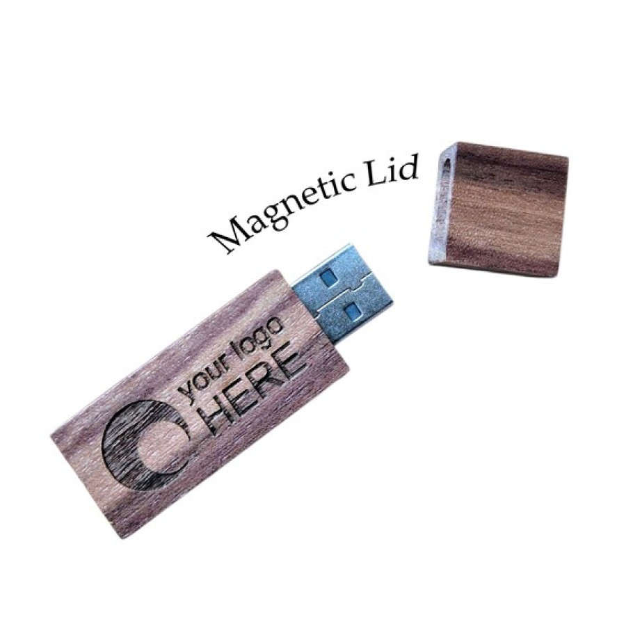 Wooden Custom Engraved USB Flash Drive 128GB | Personalized USB | Custom Memory Stick | 5
