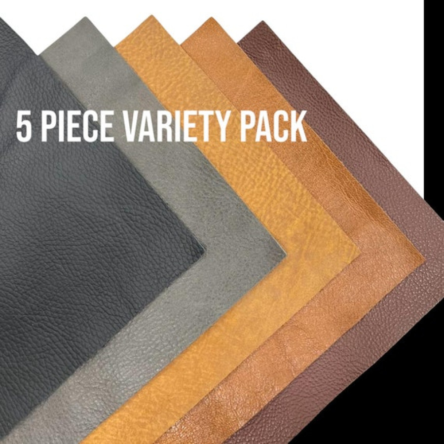 5 PIECES per pack ! Genuine Leather Pieces 8x8" (20x20cm) - Perfect for Arts and Crafts - VARIOUS colours available 1