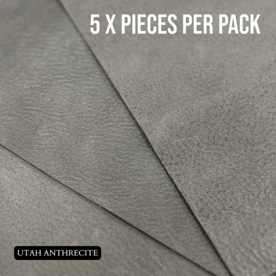 5 PIECES per pack ! Genuine Leather Pieces 8x8" (20x20cm) - Perfect for Arts and Crafts - VARIOUS colours available 4