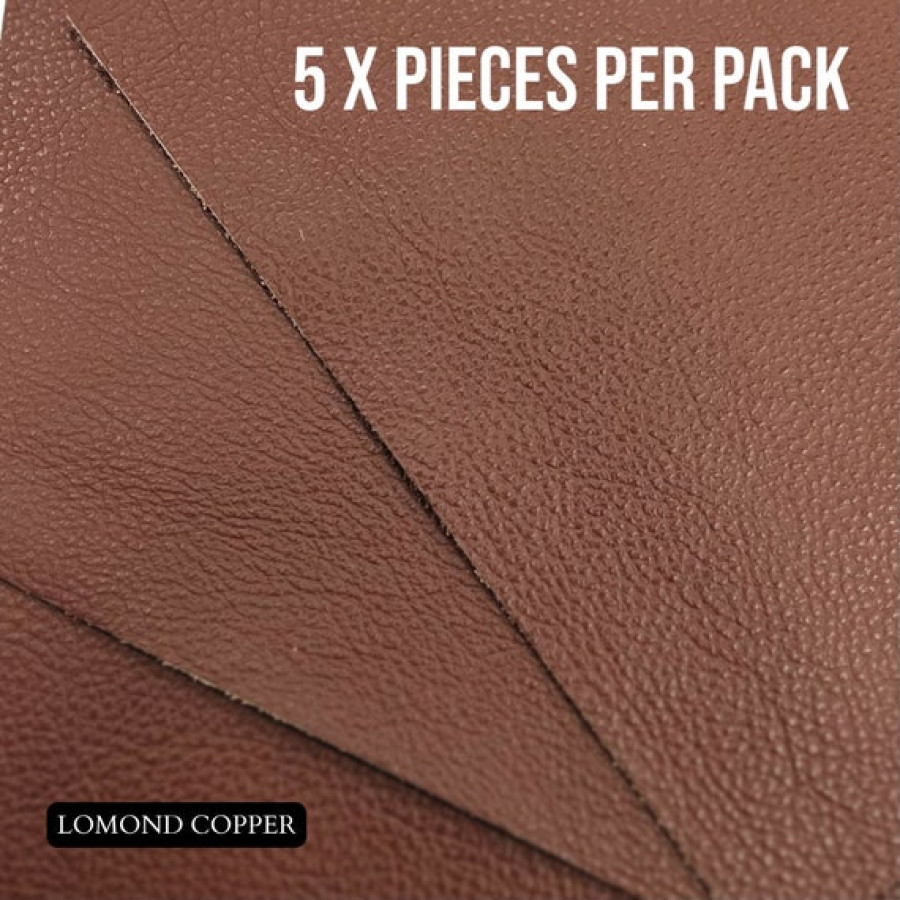 5 PIECES per pack ! Genuine Leather Pieces 8x8" (20x20cm) - Perfect for Arts and Crafts - VARIOUS colours available 6