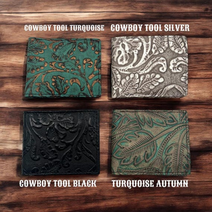 Crocodile style Wallet | Genuine leather | Bi-fold design - Available in many styles 5