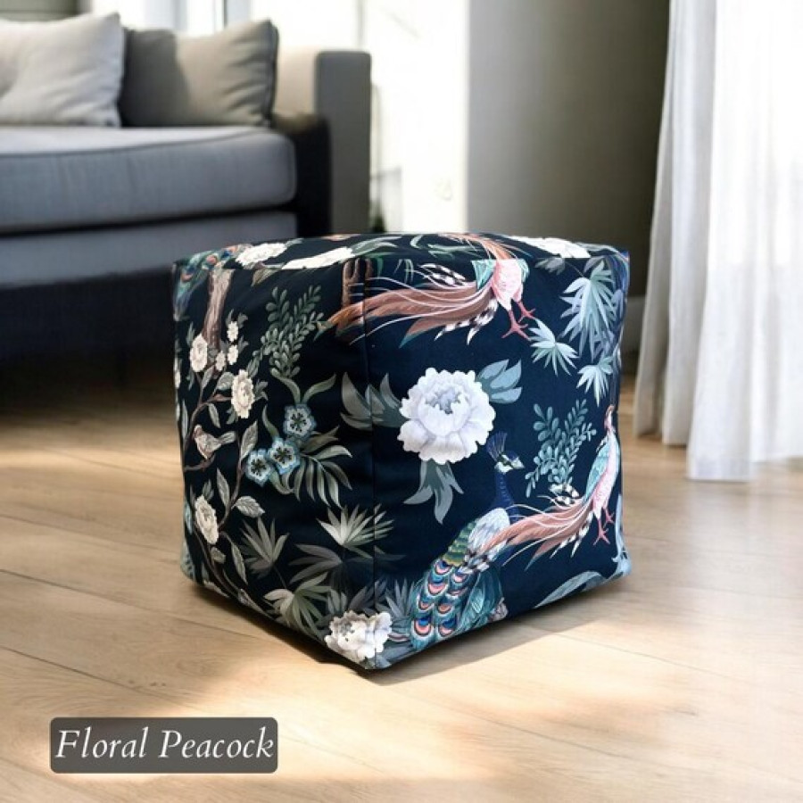 Velour Velvet Printed bean bag cubes - 3 unique patterns to pick from! 5