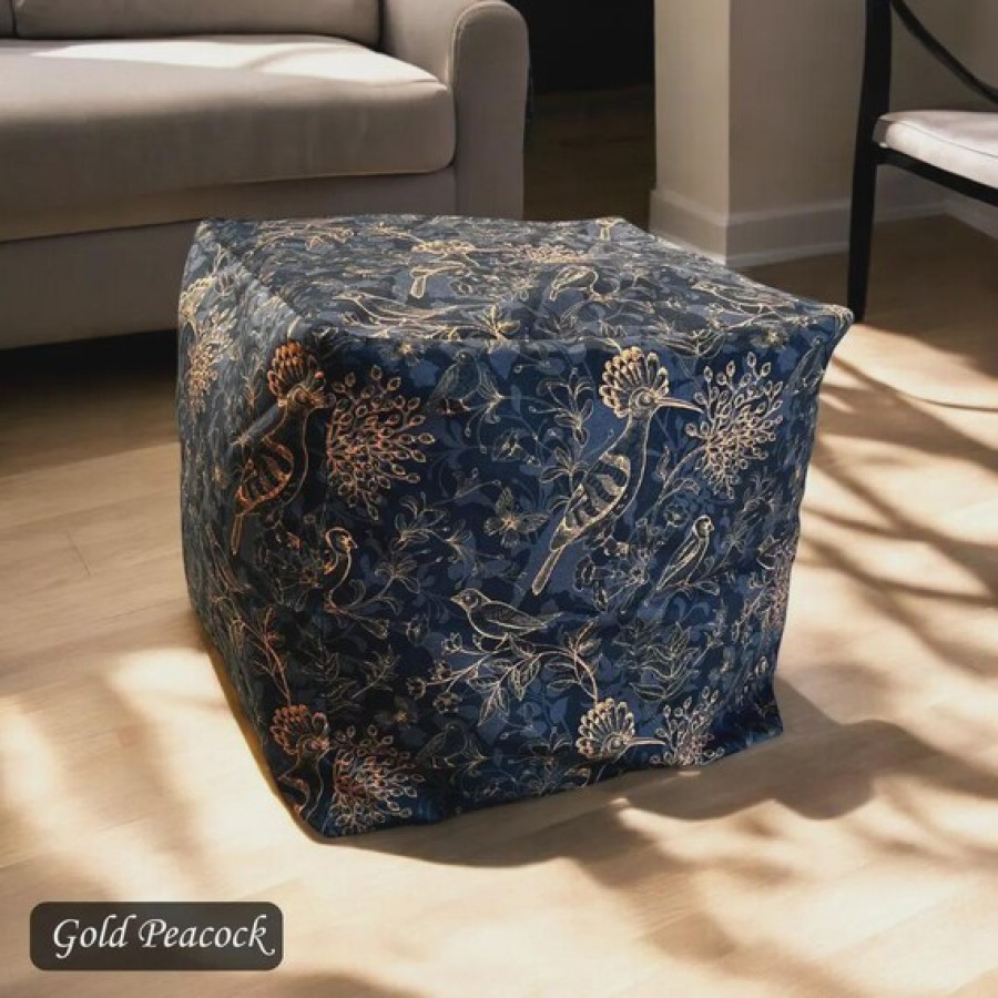 Velour Velvet Printed bean bag cubes - 3 unique patterns to pick from! 6