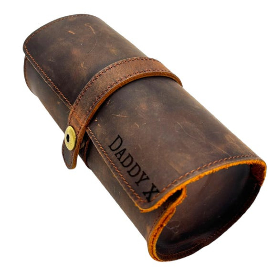 Custom Leather Watch Case | Personalized Wristwatch Roll | Travel Organizer | Leather Watch Storage | 6