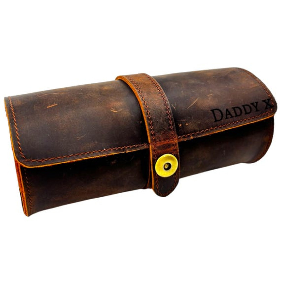 Custom Leather Watch Case | Personalized Wristwatch Roll | Travel Organizer | Leather Watch Storage | 8