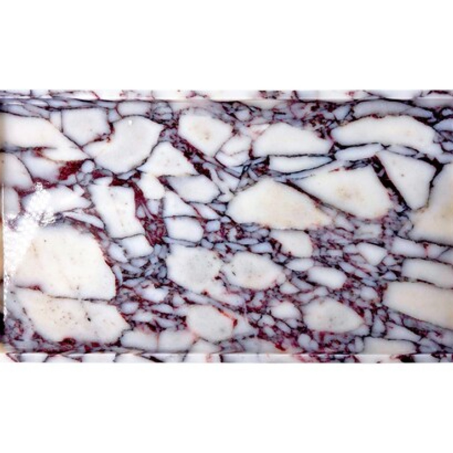 Jumbo Sized Calacatta Viola Marble Decorative Rectangular Tray | Natural Marble 8