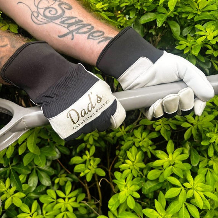Customisable winter premium gardening gloves | Leather with thermal fleece lining 5