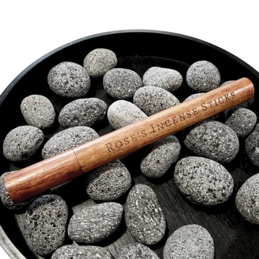 Customisable wooden incense storage tube | Natural incense holder 1