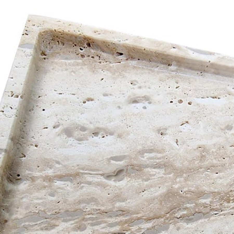 Natural Marble Decorative Rectangular Tray | Calacatta Viola Marble 9