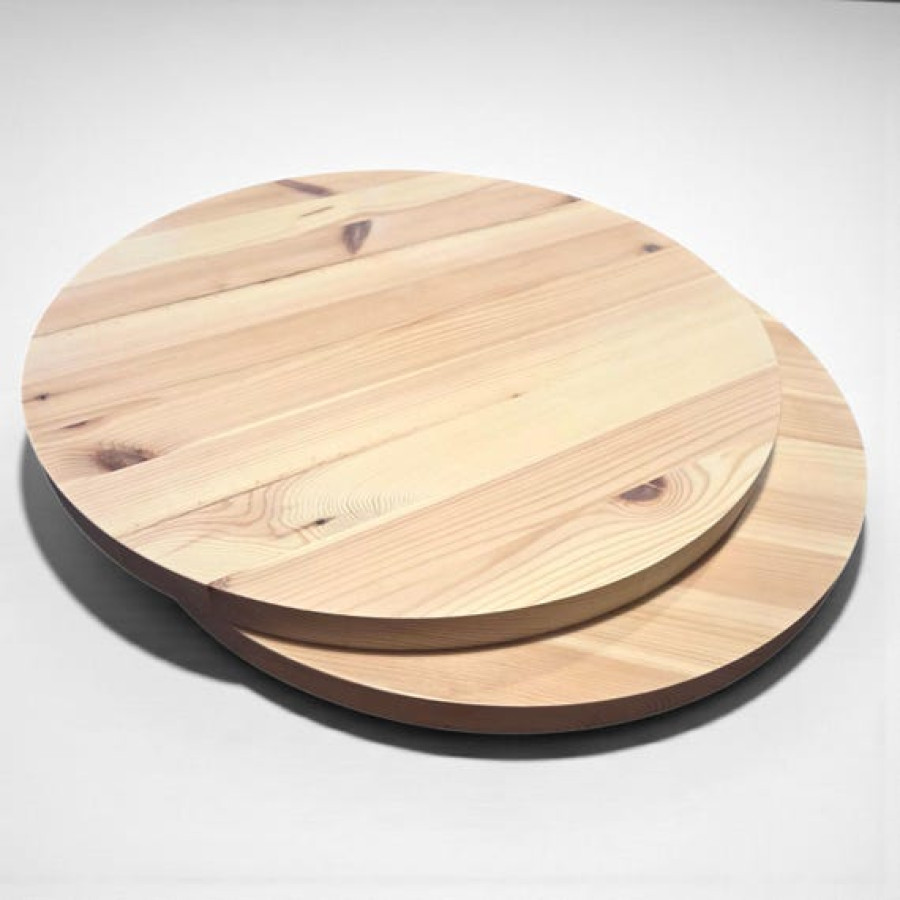 Thick Solid Pinewood Circles | CNC Cut and Sanded | Wooden Rounds for tabletop etc